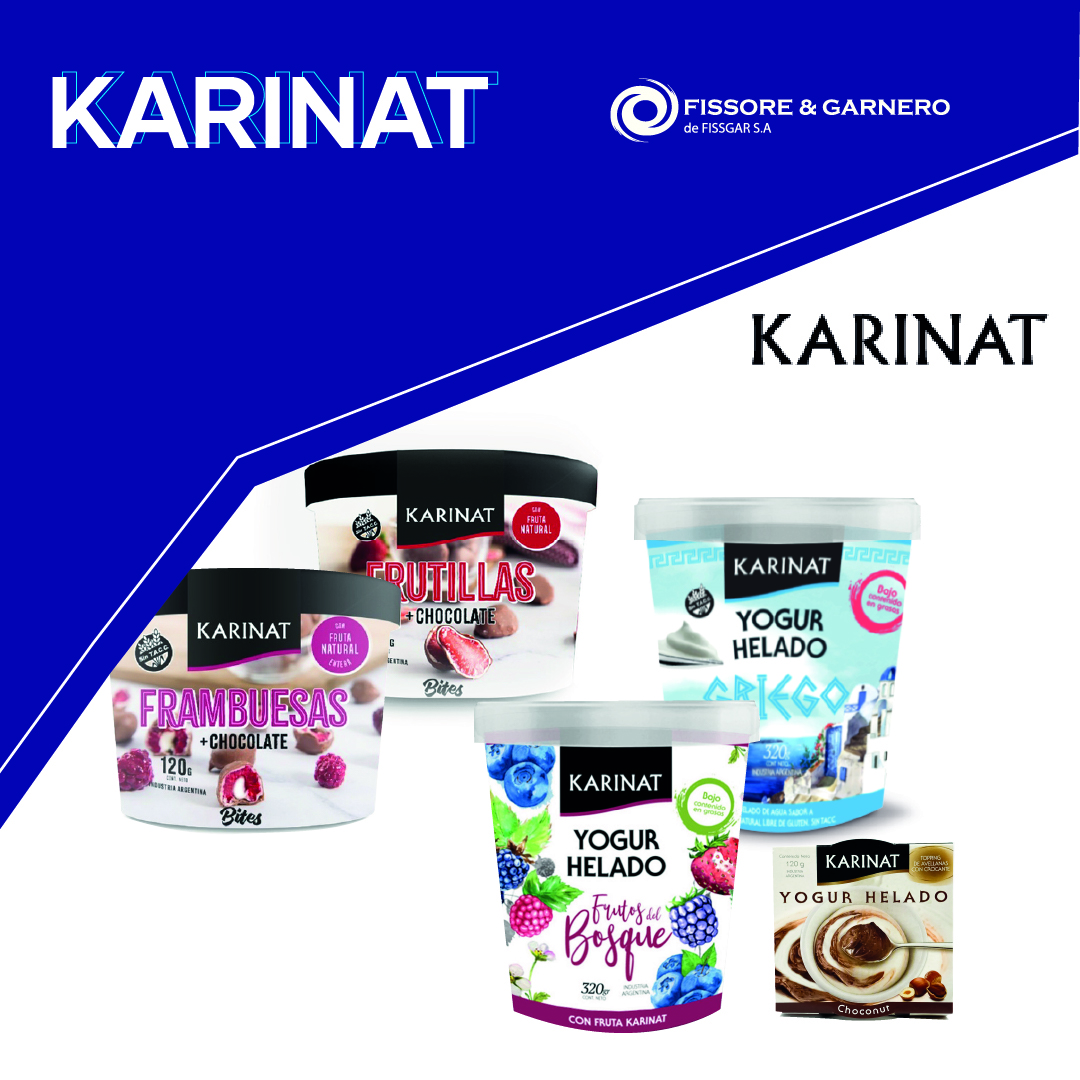 Karinat Yogurth y Frutas Baadas en Chocolate